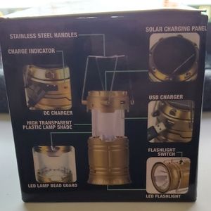 LED Solar Outdoor & Emergency Lantern Light